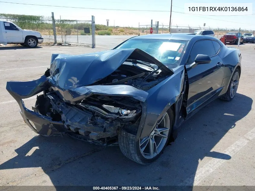 2019 Chevrolet Camaro Ls/Lt VIN: 1G1FB1RX4K0136864 Lot: 40405367