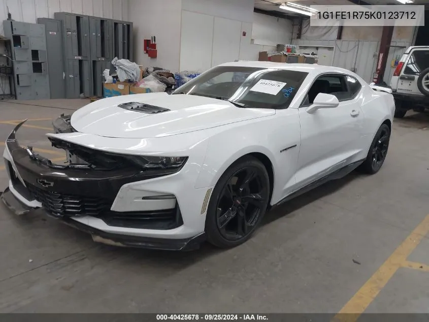 2019 Chevrolet Camaro 1Ss VIN: 1G1FE1R75K0123712 Lot: 40425678