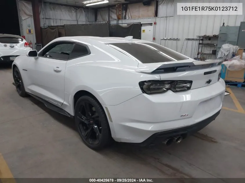 2019 Chevrolet Camaro 1Ss VIN: 1G1FE1R75K0123712 Lot: 40425678