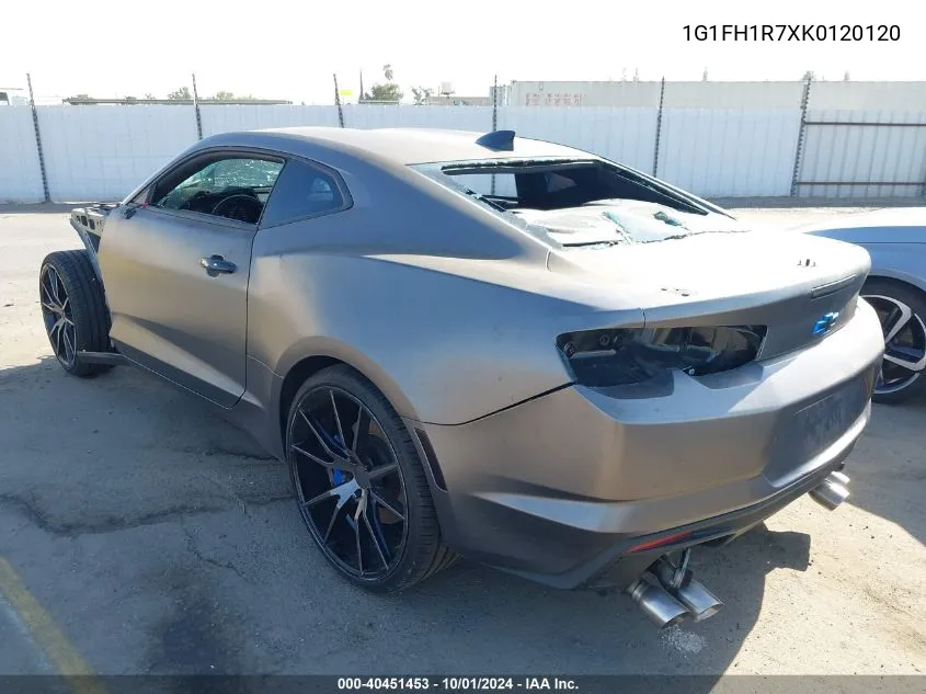 2019 Chevrolet Camaro 2Ss VIN: 1G1FH1R7XK0120120 Lot: 40451453