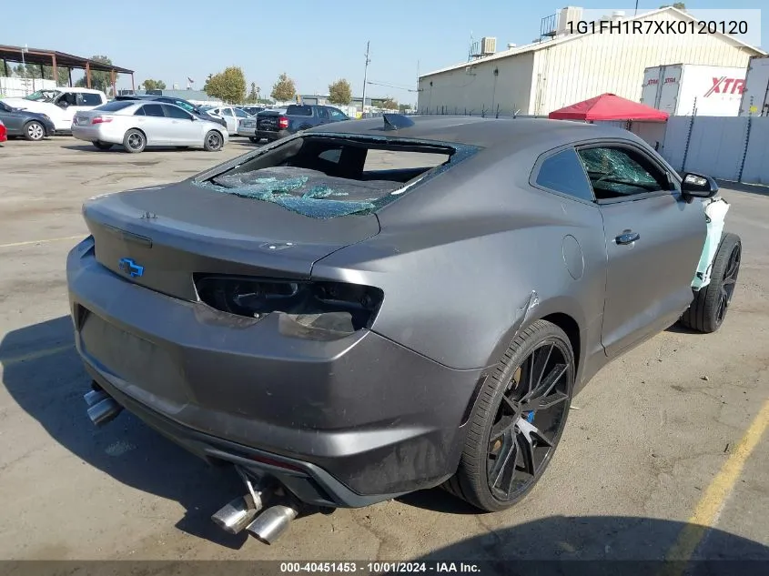 2019 Chevrolet Camaro 2Ss VIN: 1G1FH1R7XK0120120 Lot: 40451453