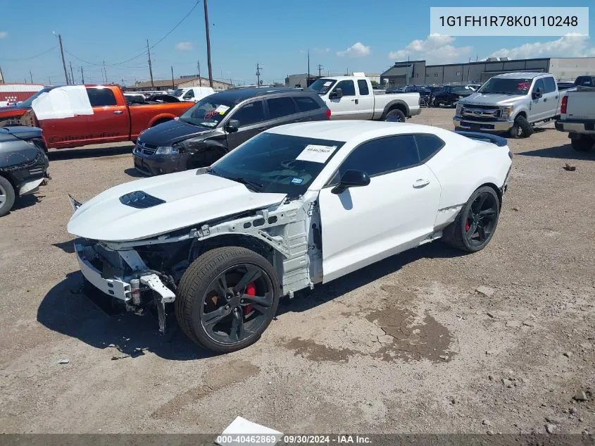 2019 Chevrolet Camaro 2Ss VIN: 1G1FH1R78K0110248 Lot: 40462869