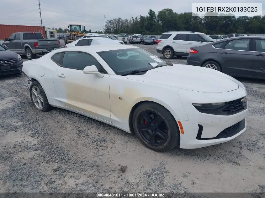 2019 Chevrolet Camaro Ls/Lt VIN: 1G1FB1RX2K0133025 Lot: 40481611