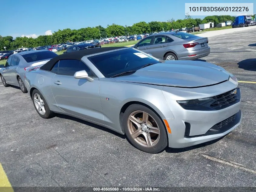 2019 Chevrolet Camaro 1Lt VIN: 1G1FB3DS6K0122276 Lot: 40505068