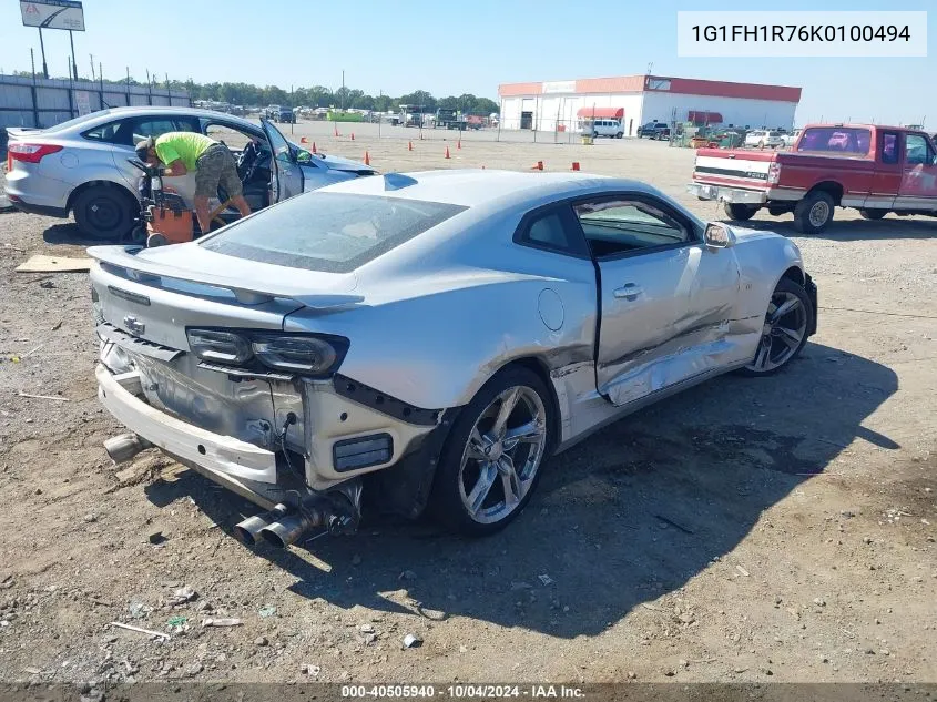 2019 Chevrolet Camaro 2Ss VIN: 1G1FH1R76K0100494 Lot: 40505940