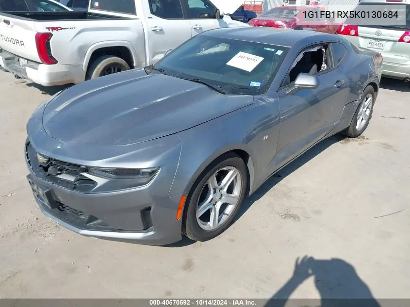 2019 Chevrolet Camaro 1Lt VIN: 1G1FB1RX5K0130684 Lot: 40570592