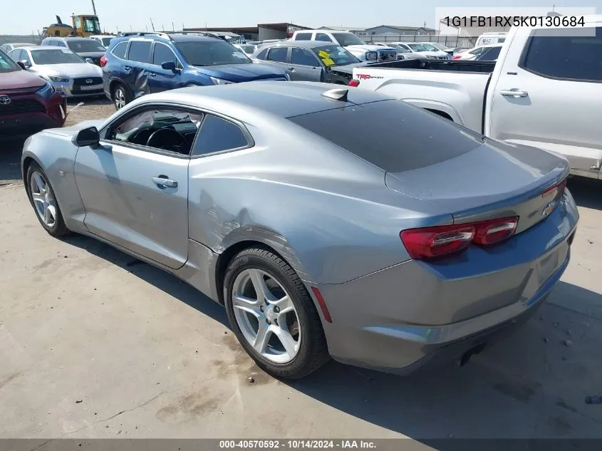 2019 Chevrolet Camaro 1Lt VIN: 1G1FB1RX5K0130684 Lot: 40570592