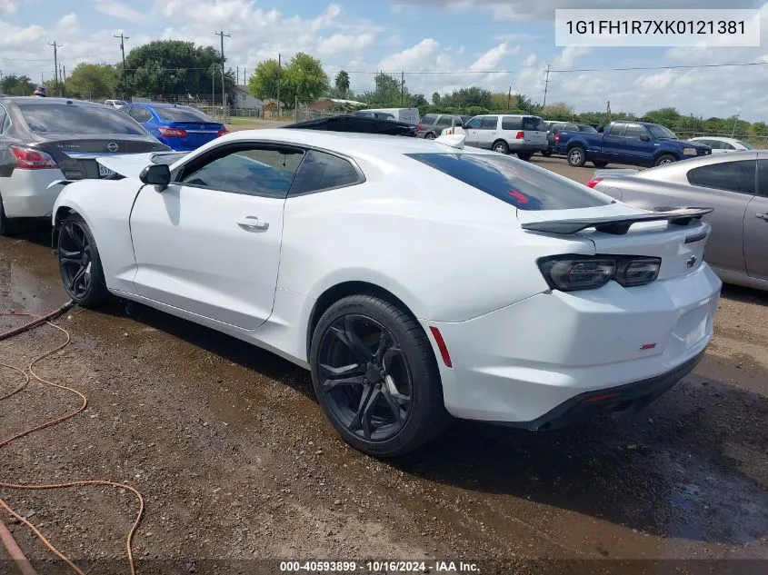 2019 Chevrolet Camaro 2Ss VIN: 1G1FH1R7XK0121381 Lot: 40593899