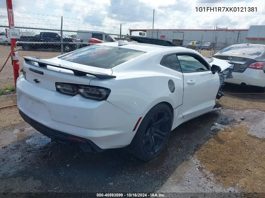 2019 Chevrolet Camaro 2Ss VIN: 1G1FH1R7XK0121381 Lot: 40593899