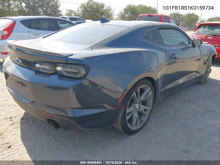 2019 Chevrolet Camaro 1Lt VIN: 1G1FB1RS1K0159734 Lot: 40598461