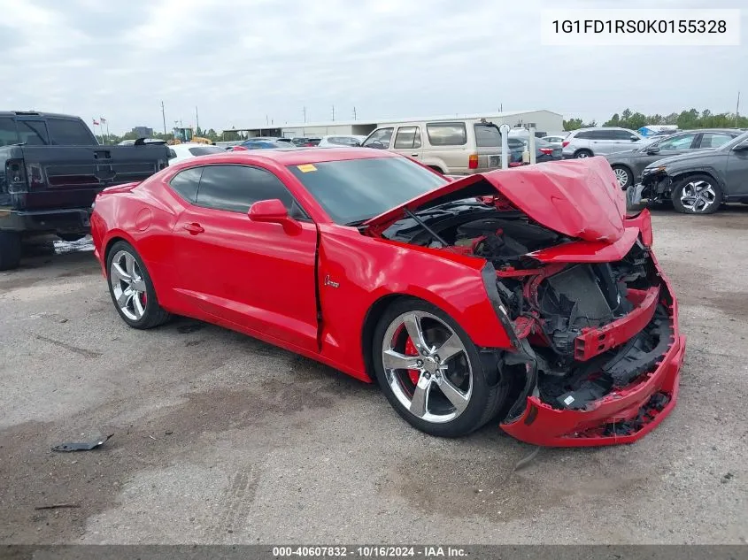 2019 Chevrolet Camaro 2Lt VIN: 1G1FD1RS0K0155328 Lot: 40607832