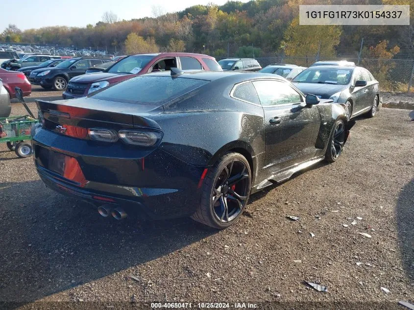 2019 Chevrolet Camaro 2Ss VIN: 1G1FG1R73K0154337 Lot: 40650471