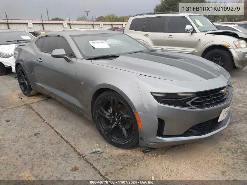 2019 Chevrolet Camaro 1Lt VIN: 1G1FB1RX1K0109279 Lot: 40778708