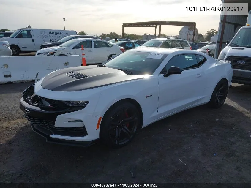 2019 Chevrolet Camaro 1Ss VIN: 1G1FE1R78K0120917 Lot: 40787647