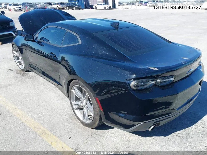 2019 Chevrolet Camaro 1Lt VIN: 1G1FB1RS5K0135727 Lot: 40865353