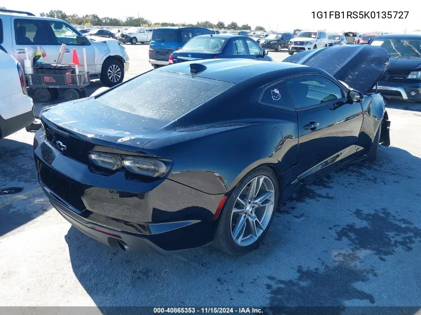 2019 Chevrolet Camaro 1Lt VIN: 1G1FB1RS5K0135727 Lot: 40865353