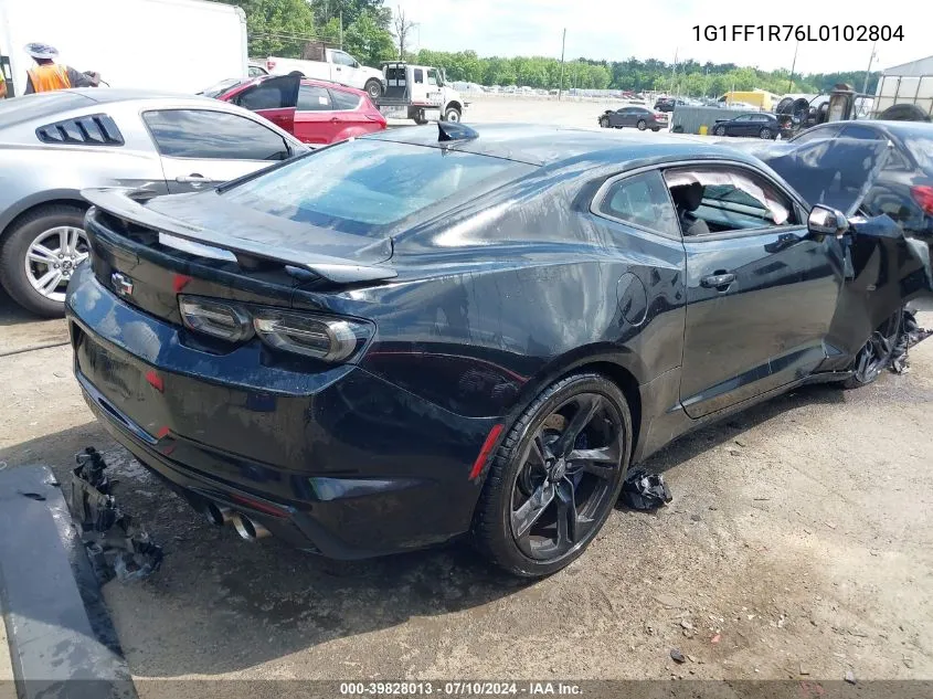 2020 Chevrolet Camaro Rwd 1Ss VIN: 1G1FF1R76L0102804 Lot: 39828013