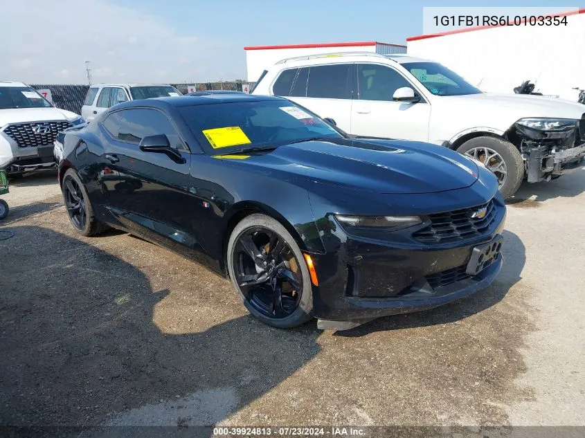 1G1FB1RS6L0103354 2020 Chevrolet Camaro Rwd 1Lt