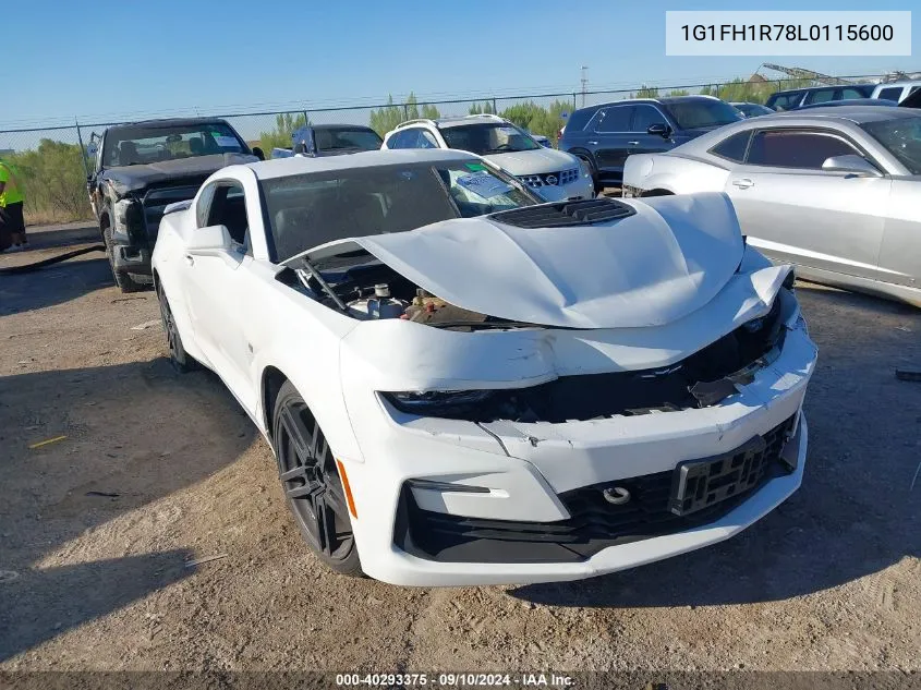 2020 Chevrolet Camaro Rwd 2Ss VIN: 1G1FH1R78L0115600 Lot: 40293375