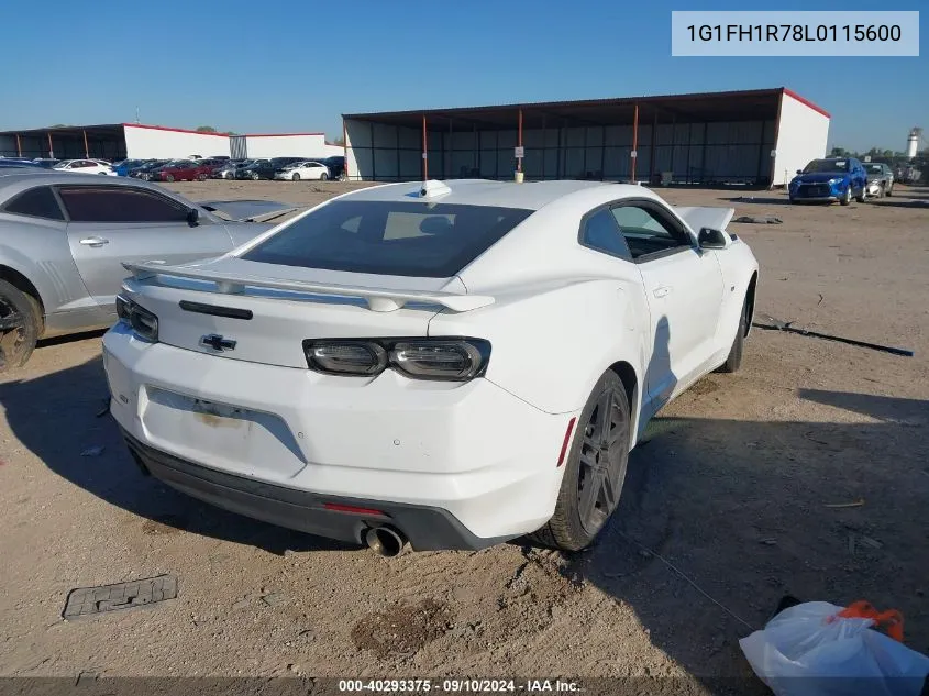 2020 Chevrolet Camaro Rwd 2Ss VIN: 1G1FH1R78L0115600 Lot: 40293375