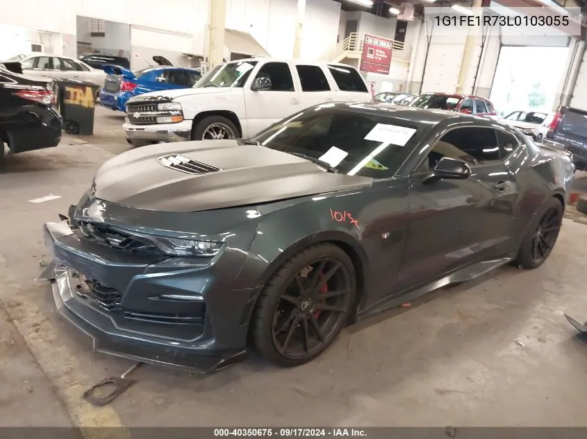 2020 Chevrolet Camaro Rwd 1Ss VIN: 1G1FE1R73L0103055 Lot: 40350675