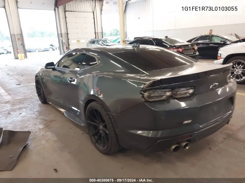 2020 Chevrolet Camaro Rwd 1Ss VIN: 1G1FE1R73L0103055 Lot: 40350675