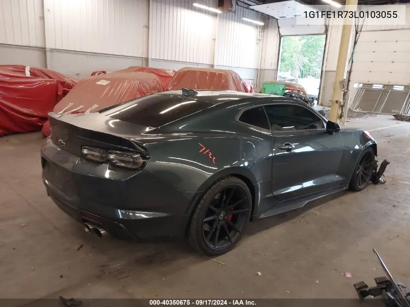 2020 Chevrolet Camaro Rwd 1Ss VIN: 1G1FE1R73L0103055 Lot: 40350675