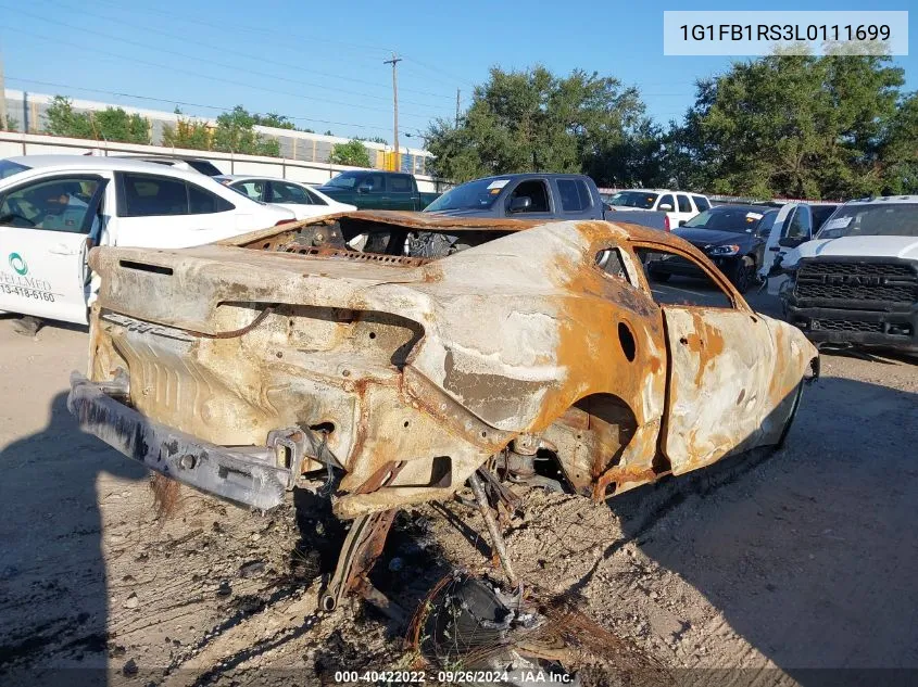 2020 Chevrolet Camaro Ls/Lt VIN: 1G1FB1RS3L0111699 Lot: 40422022