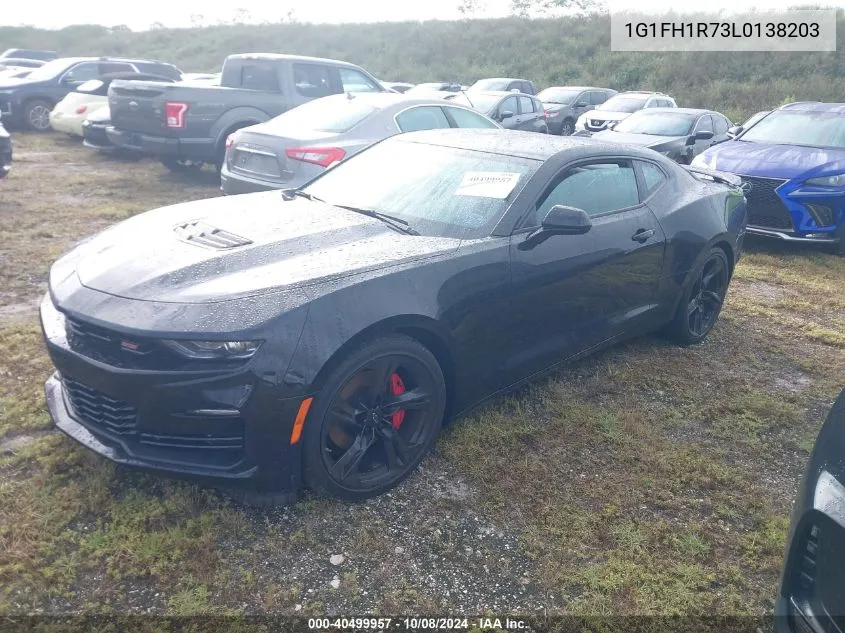 2020 Chevrolet Camaro Ss VIN: 1G1FH1R73L0138203 Lot: 40499957