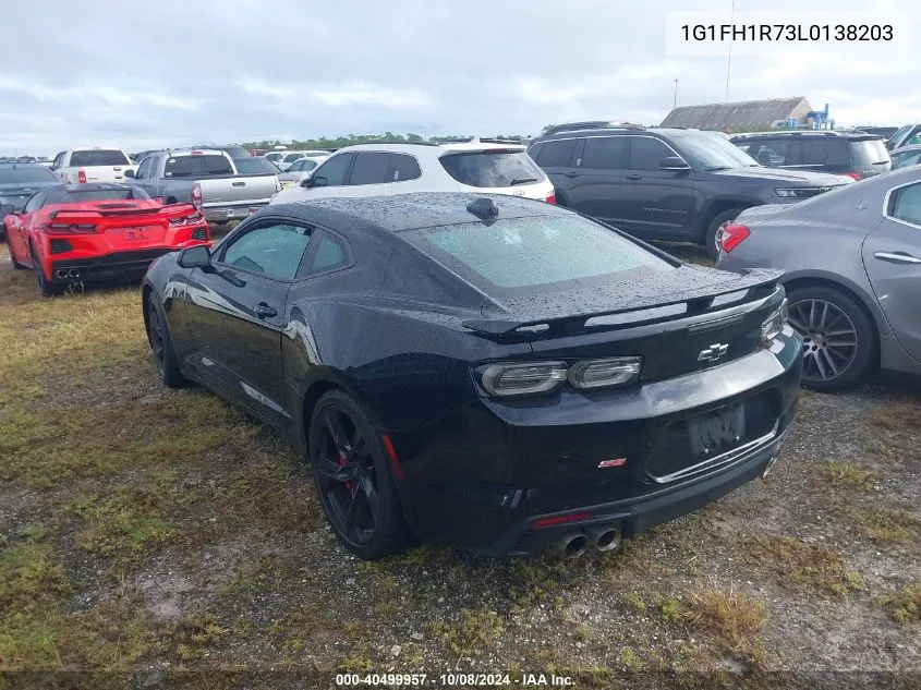 2020 Chevrolet Camaro Ss VIN: 1G1FH1R73L0138203 Lot: 40499957