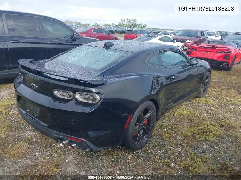 2020 Chevrolet Camaro Ss VIN: 1G1FH1R73L0138203 Lot: 40499957