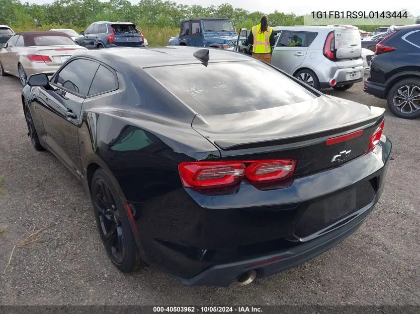 2020 Chevrolet Camaro Ls/Lt VIN: 1G1FB1RS9L0143444 Lot: 40503962