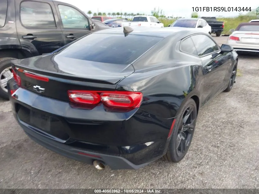 2020 Chevrolet Camaro Ls/Lt VIN: 1G1FB1RS9L0143444 Lot: 40503962