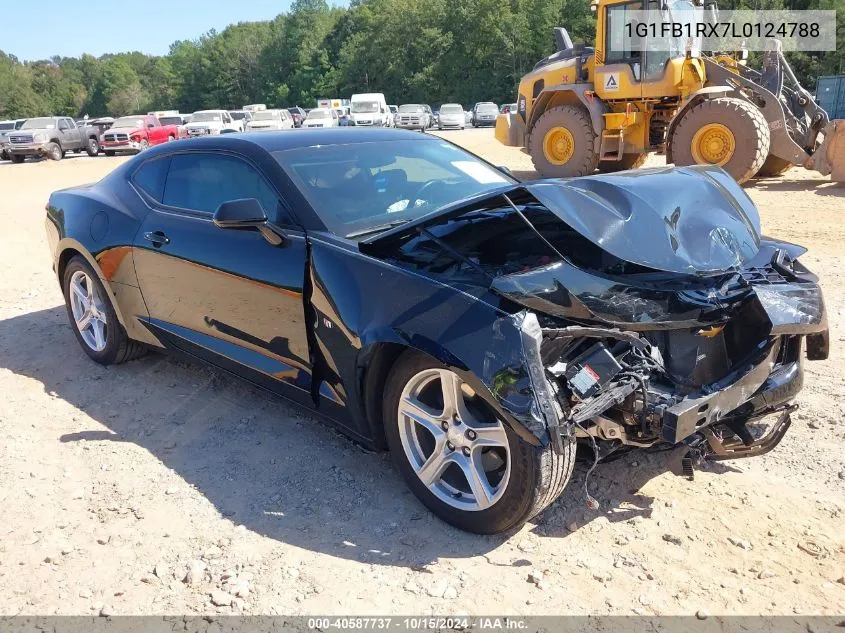 2020 Chevrolet Camaro Rwd 1Lt VIN: 1G1FB1RX7L0124788 Lot: 40587737