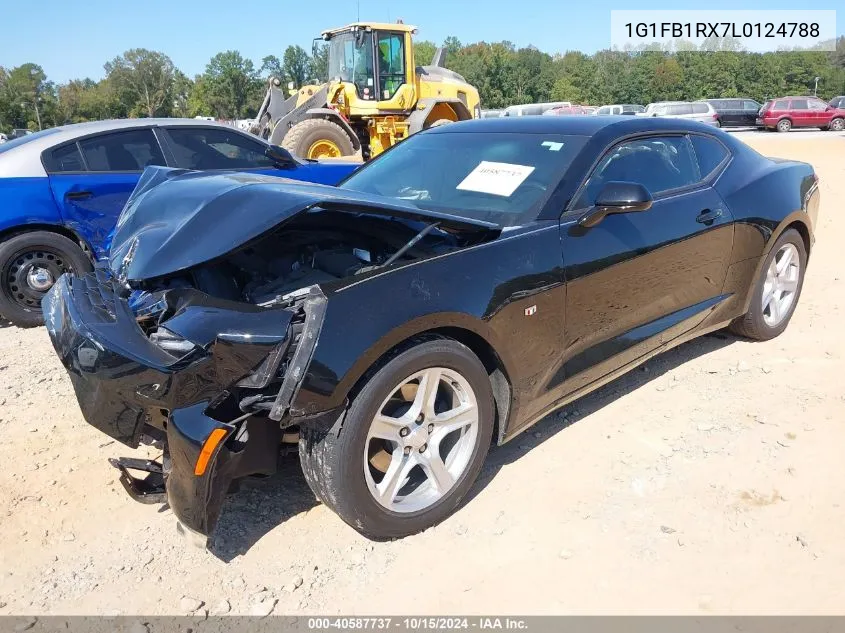 2020 Chevrolet Camaro Rwd 1Lt VIN: 1G1FB1RX7L0124788 Lot: 40587737