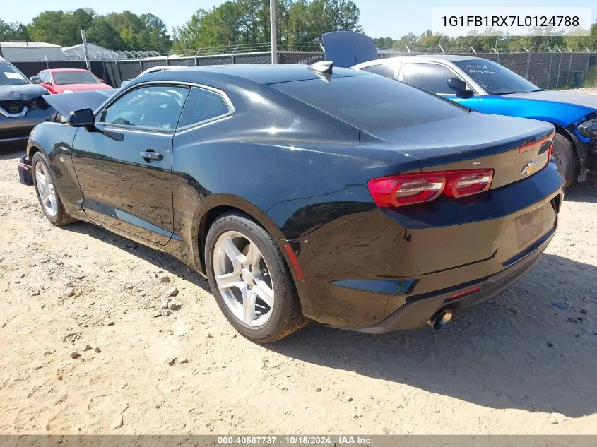 2020 Chevrolet Camaro Rwd 1Lt VIN: 1G1FB1RX7L0124788 Lot: 40587737