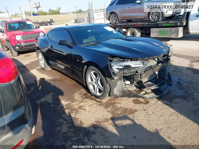 2020 Chevrolet Camaro Rwd 1Ls VIN: 1G1FA1RXXL0145427 Lot: 40627974