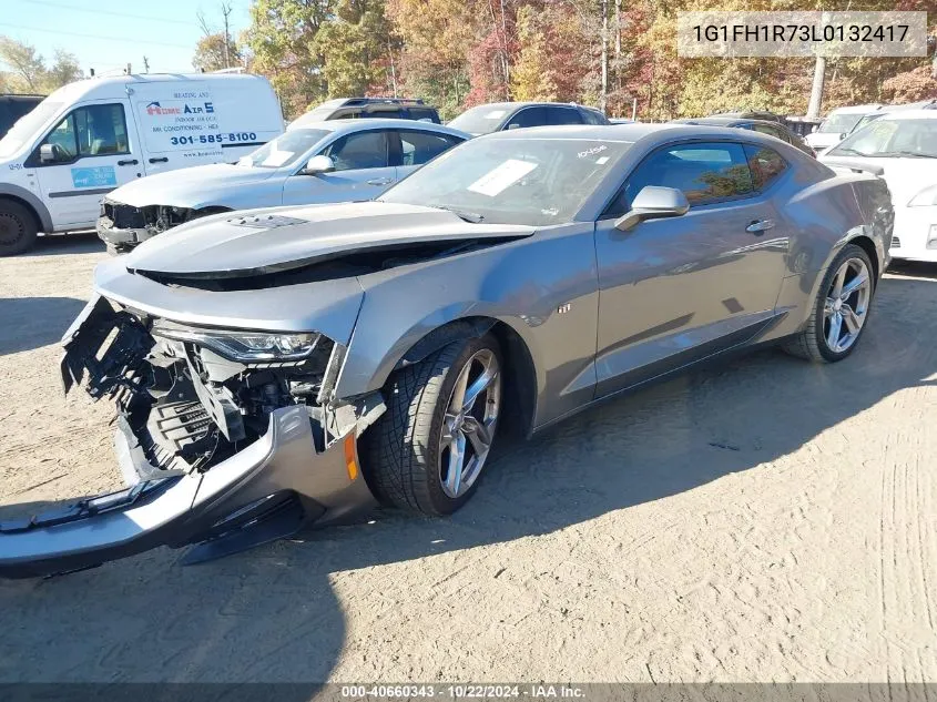 2020 Chevrolet Camaro Rwd 2Ss VIN: 1G1FH1R73L0132417 Lot: 40660343