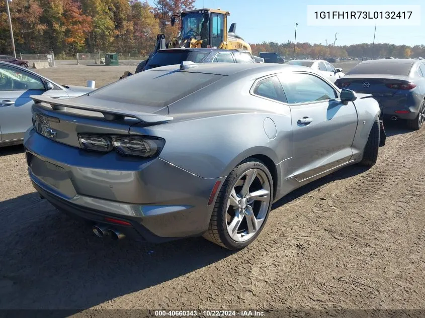 2020 Chevrolet Camaro Rwd 2Ss VIN: 1G1FH1R73L0132417 Lot: 40660343