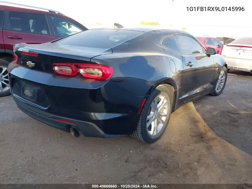 2020 Chevrolet Camaro Rwd 1Ls VIN: 1G1FB1RX9L0145996 Lot: 40668660