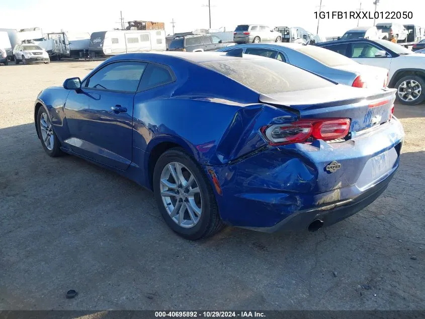 2020 Chevrolet Camaro Rwd 1Ls VIN: 1G1FB1RXXL0122050 Lot: 40695892