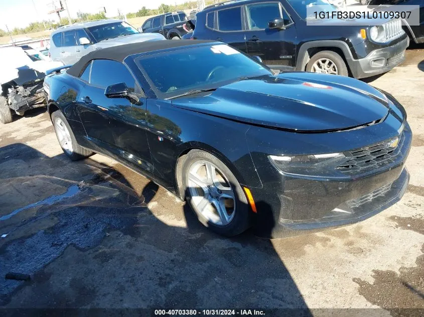 2020 Chevrolet Camaro Rwd 1Lt VIN: 1G1FB3DS1L0109307 Lot: 40703380