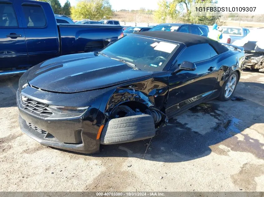 2020 Chevrolet Camaro Rwd 1Lt VIN: 1G1FB3DS1L0109307 Lot: 40703380