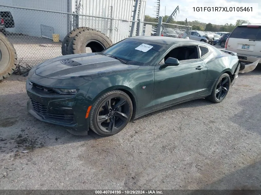 2020 Chevrolet Camaro Rwd 2Ss VIN: 1G1FG1R7XL0105461 Lot: 40704195