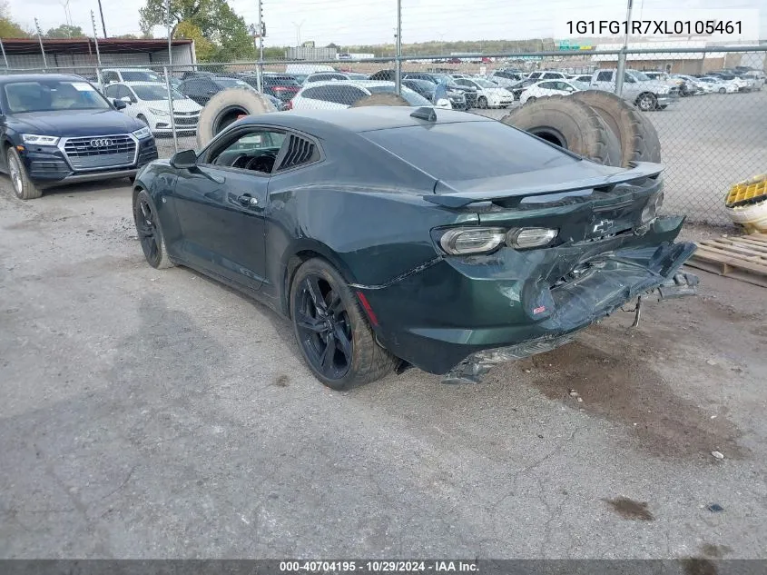 2020 Chevrolet Camaro Rwd 2Ss VIN: 1G1FG1R7XL0105461 Lot: 40704195