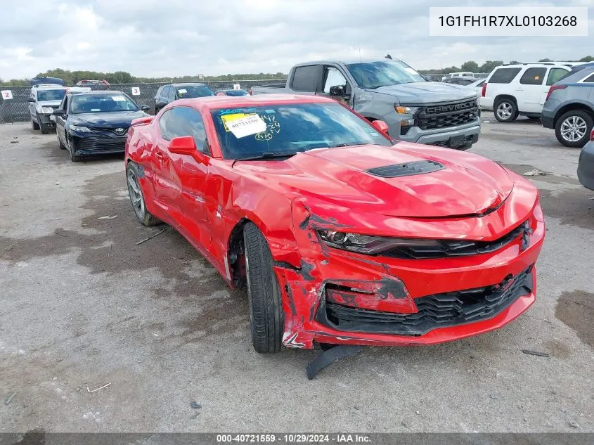 2020 Chevrolet Camaro Rwd 2Ss VIN: 1G1FH1R7XL0103268 Lot: 40721559