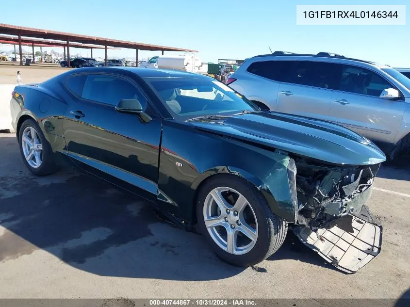 2020 Chevrolet Camaro Ls/Lt VIN: 1G1FB1RX4L0146344 Lot: 40744867