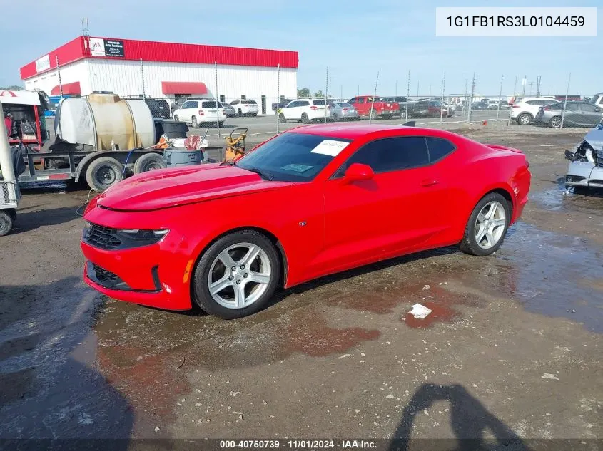 2020 Chevrolet Camaro Rwd 1Lt VIN: 1G1FB1RS3L0104459 Lot: 40750739