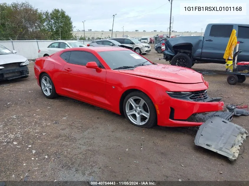 2020 Chevrolet Camaro Rwd 1Lt VIN: 1G1FB1RSXL0101168 Lot: 40754443