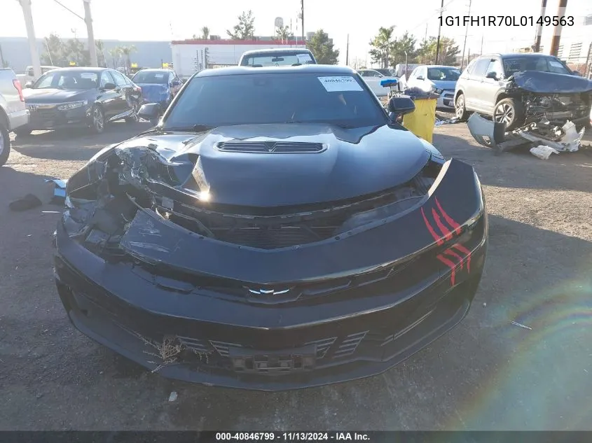 2020 Chevrolet Camaro Rwd 2Ss VIN: 1G1FH1R70L0149563 Lot: 40846799